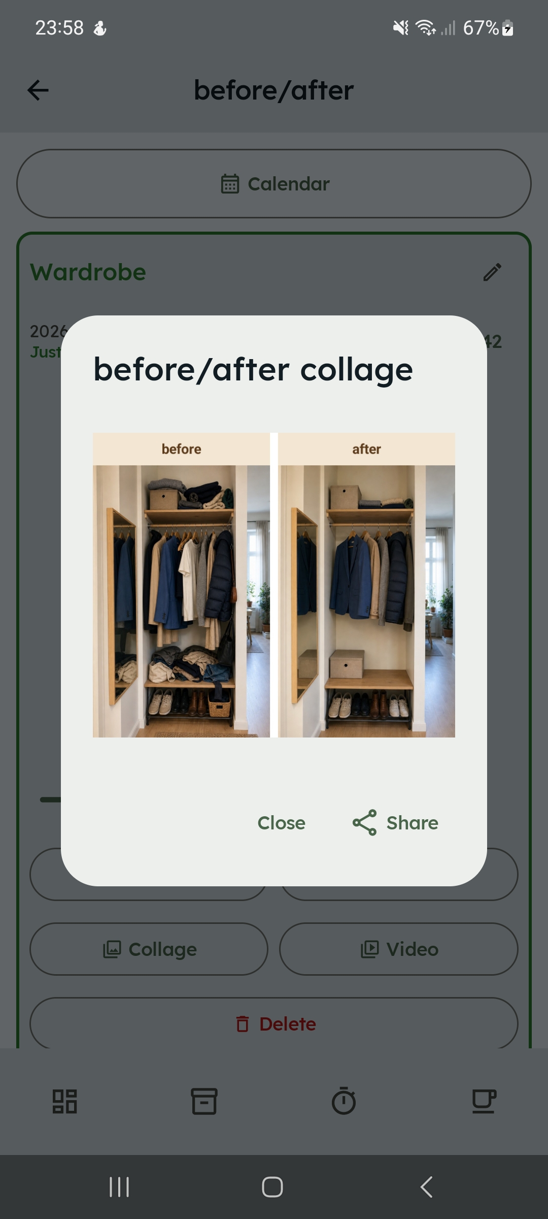 ClutterFlow progress screenshot